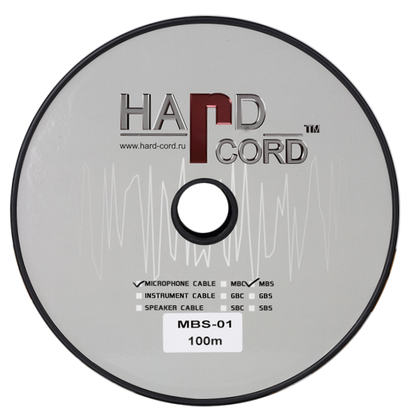 HardCord MBS-01 микрофонный кабель, 100м